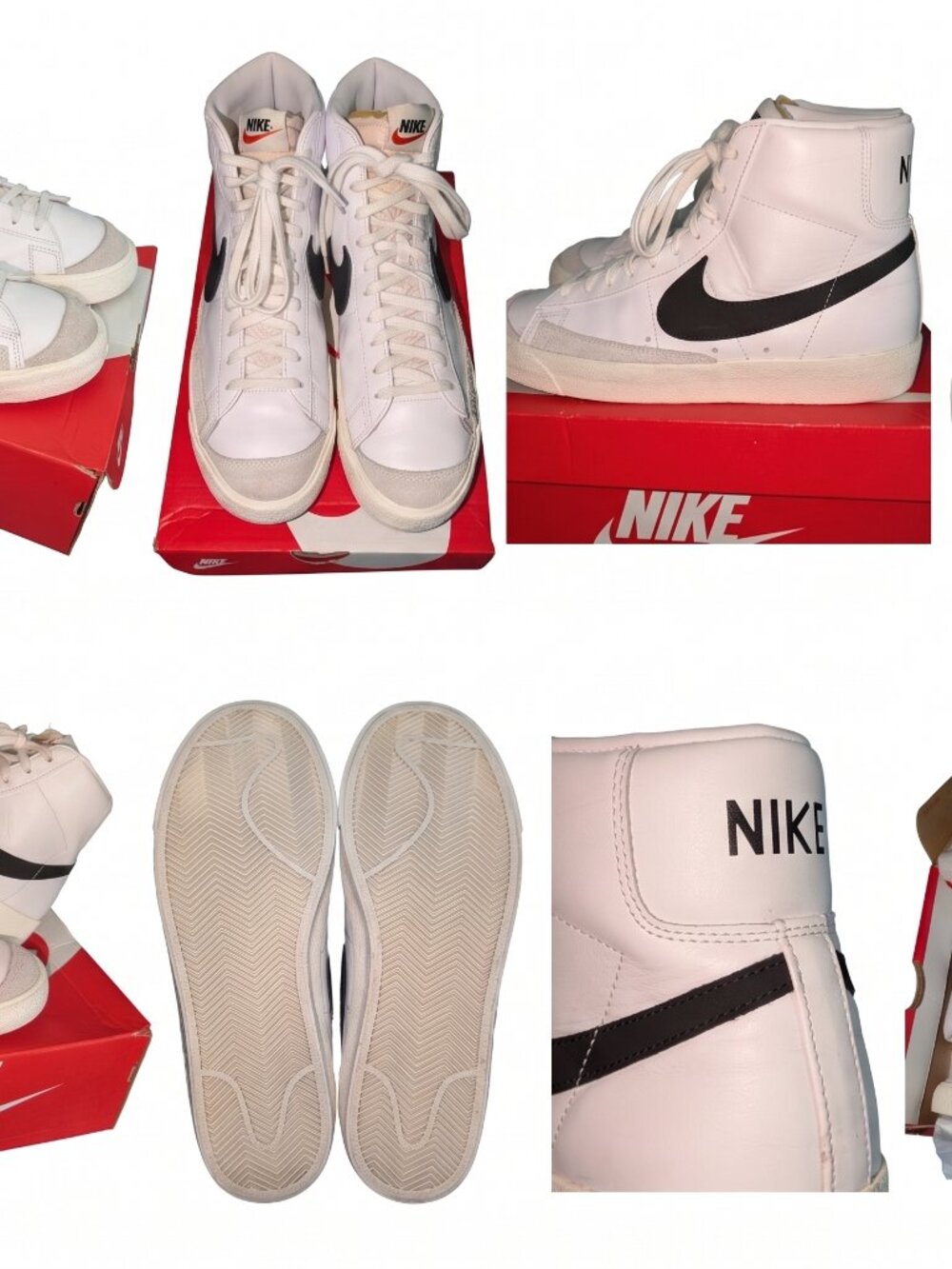 Nike Blazer Mid '77 Vintage – White/Black (Men's 11.5) - Picture 2 of 10